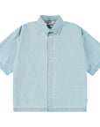 Molo - richie - shortsleeve shirt - misty denim