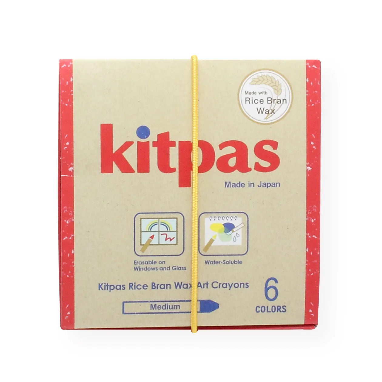 Kitpas - mediium raamkrijt - 6 pcs