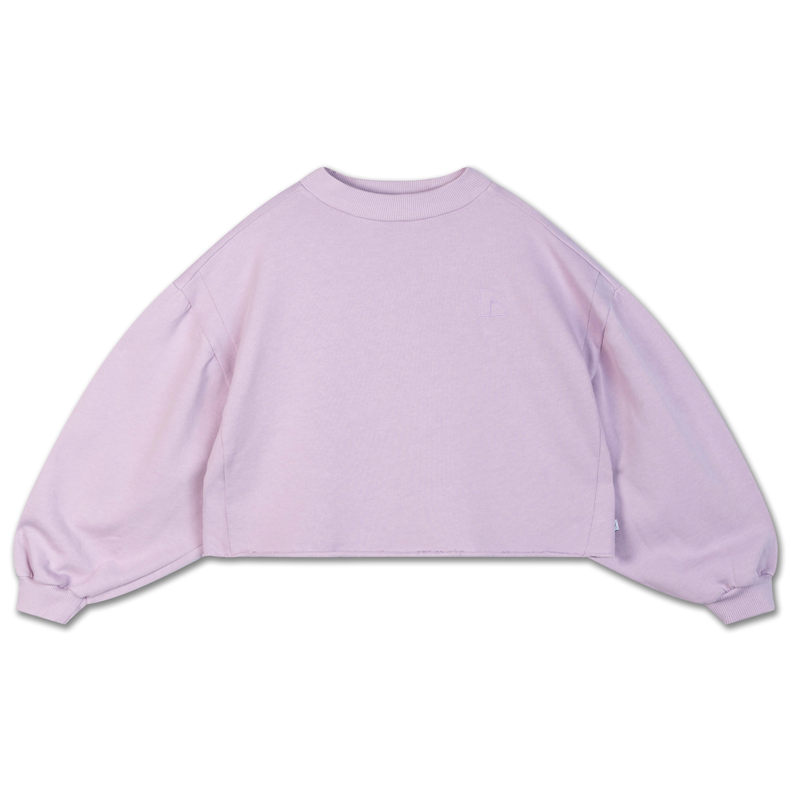 Repose Ams - crop sweatshirt - lavender fog