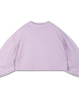 Repose Ams - crop sweatshirt - lavender fog