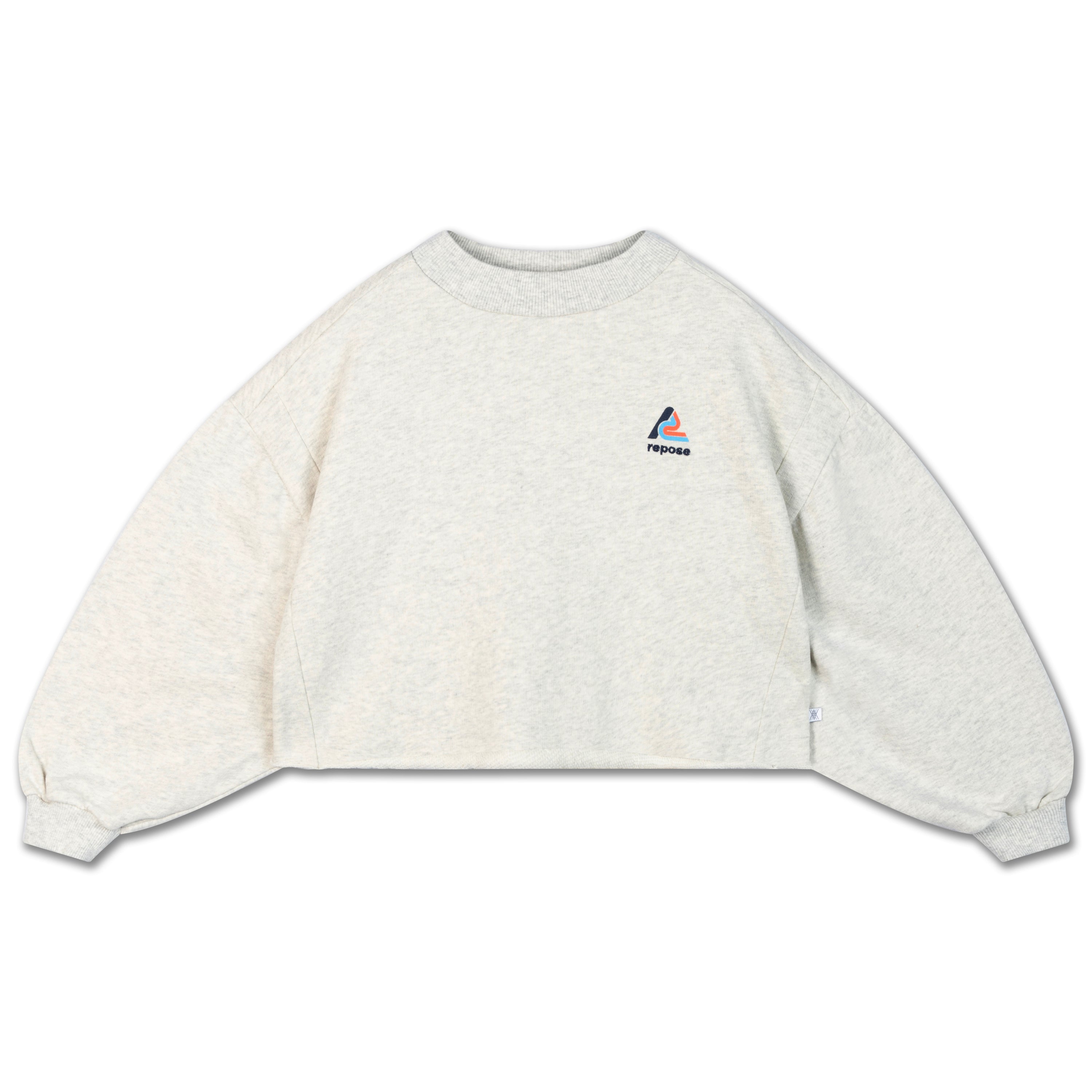 Repose Ams - crop sweatshirt - cream