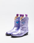 Maison Mangostan - sweetheart boots - lilac