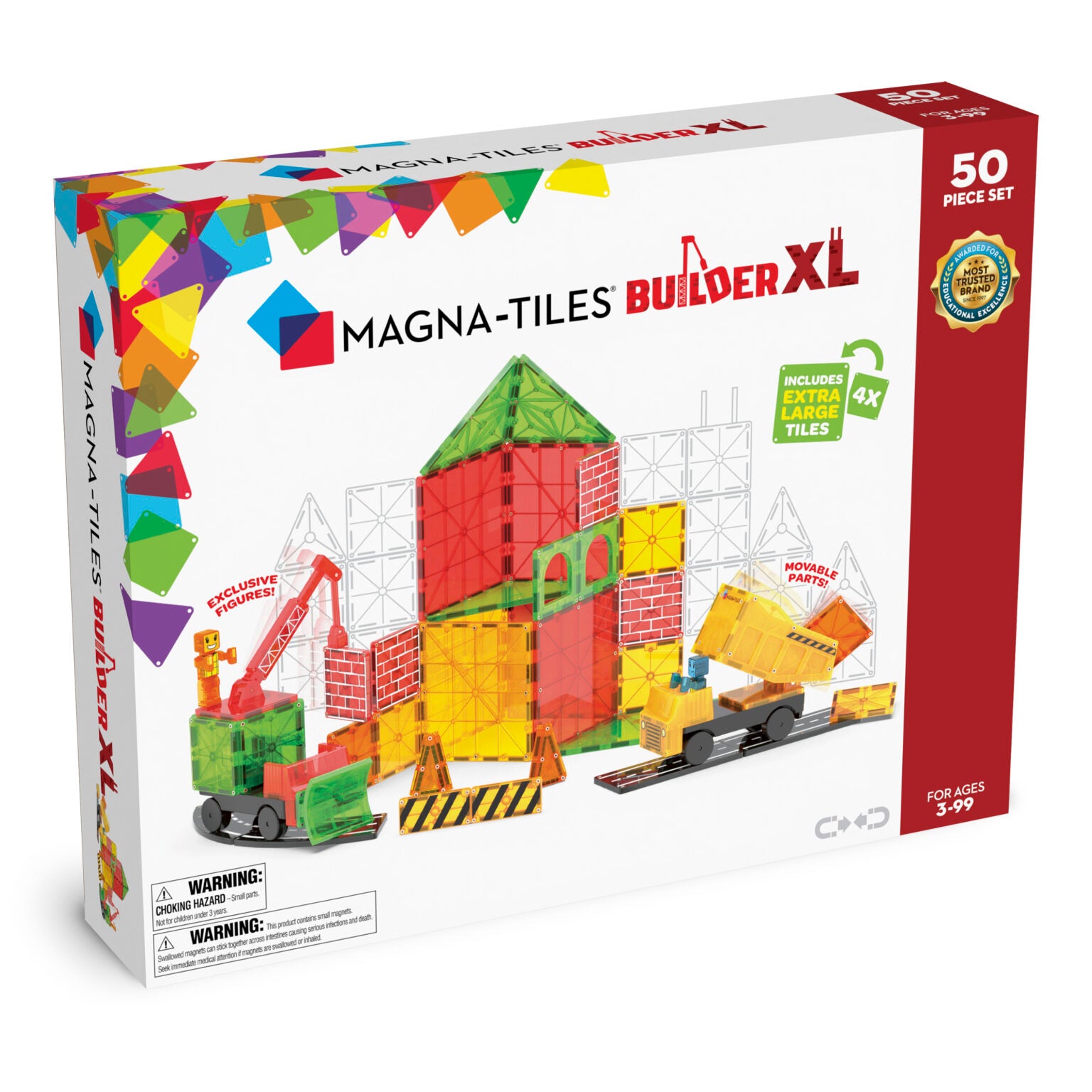 Magna Tiles - builder xl - 50 pieces