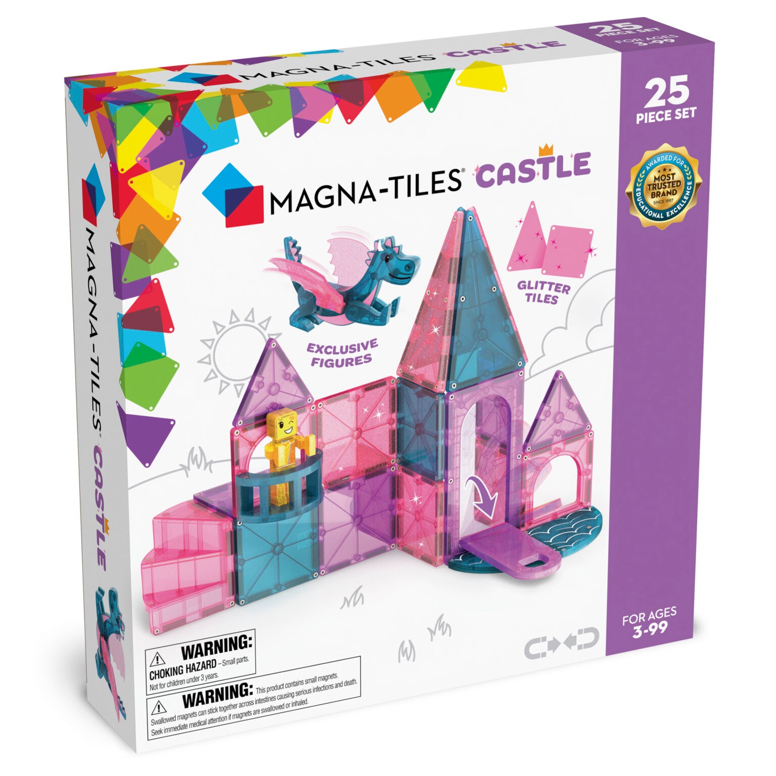 Magna Tiles - castle dlx - 25 pcs