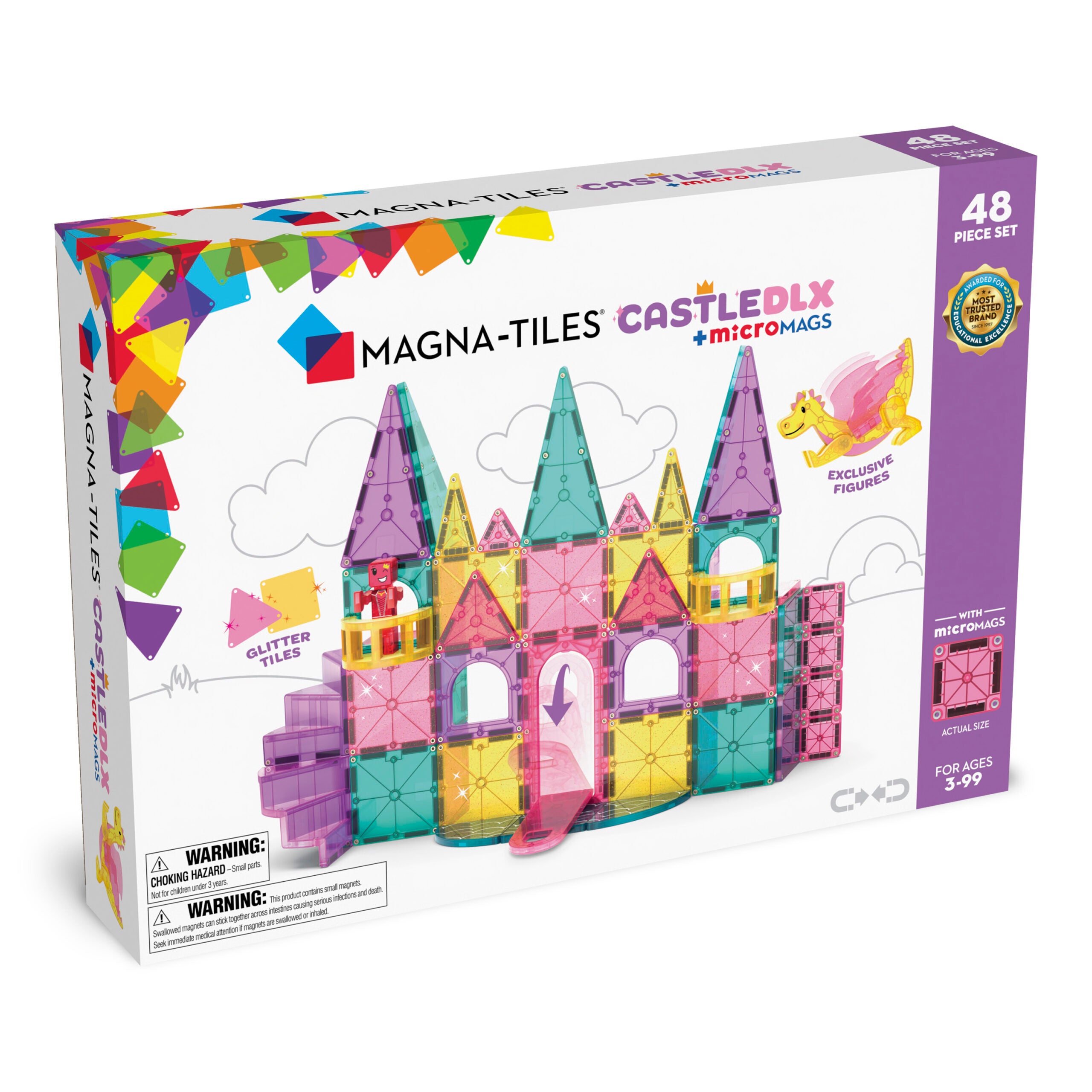 Magna Tiles - castle dlx - 48 pcs