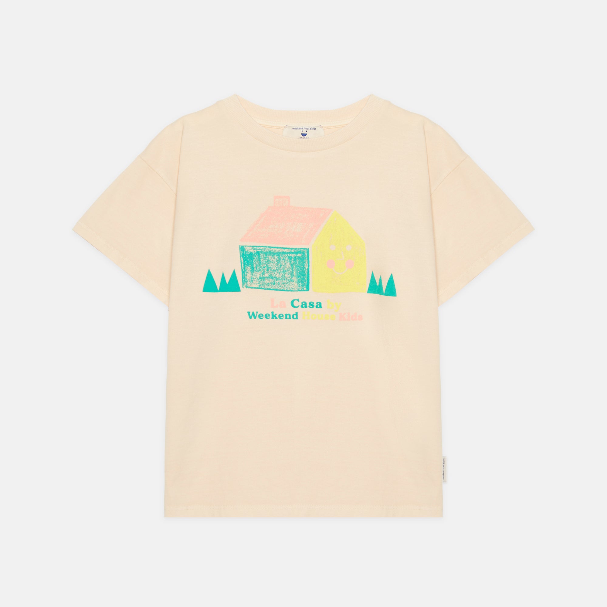 Weekend house kids - the house t-shirt - sand