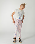 Weekend house kids - bouquet t-shirt - white