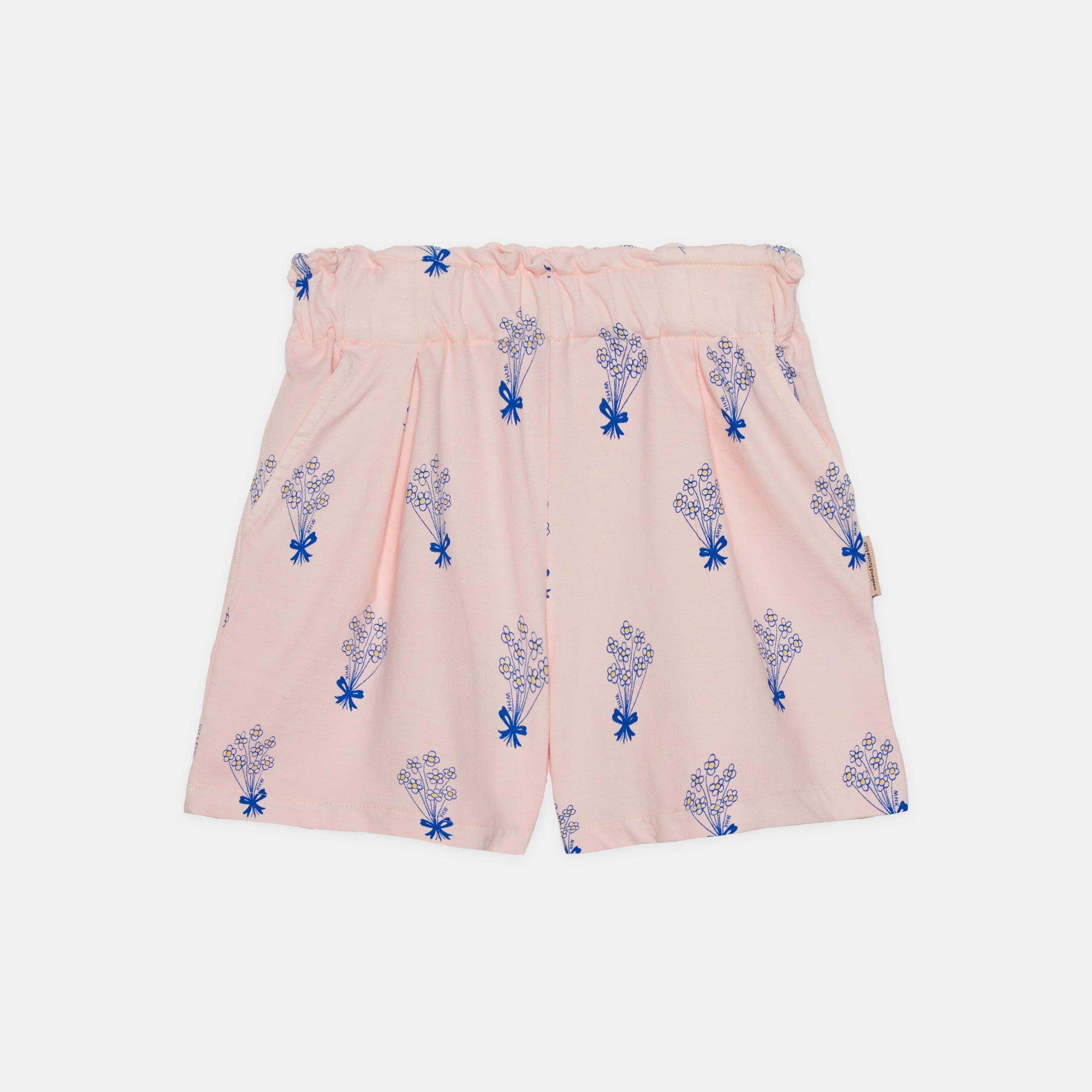 Weekend house kids - boucquet all over shorts - pink