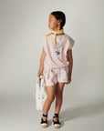 Weekend house kids - boucquet all over shorts - pink