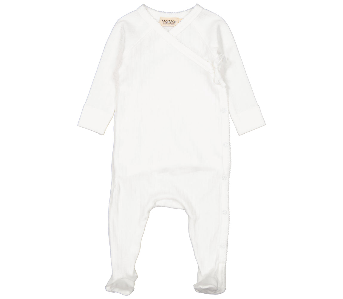 Marmar - rubetta - modal  pointelle onesie - gentle white