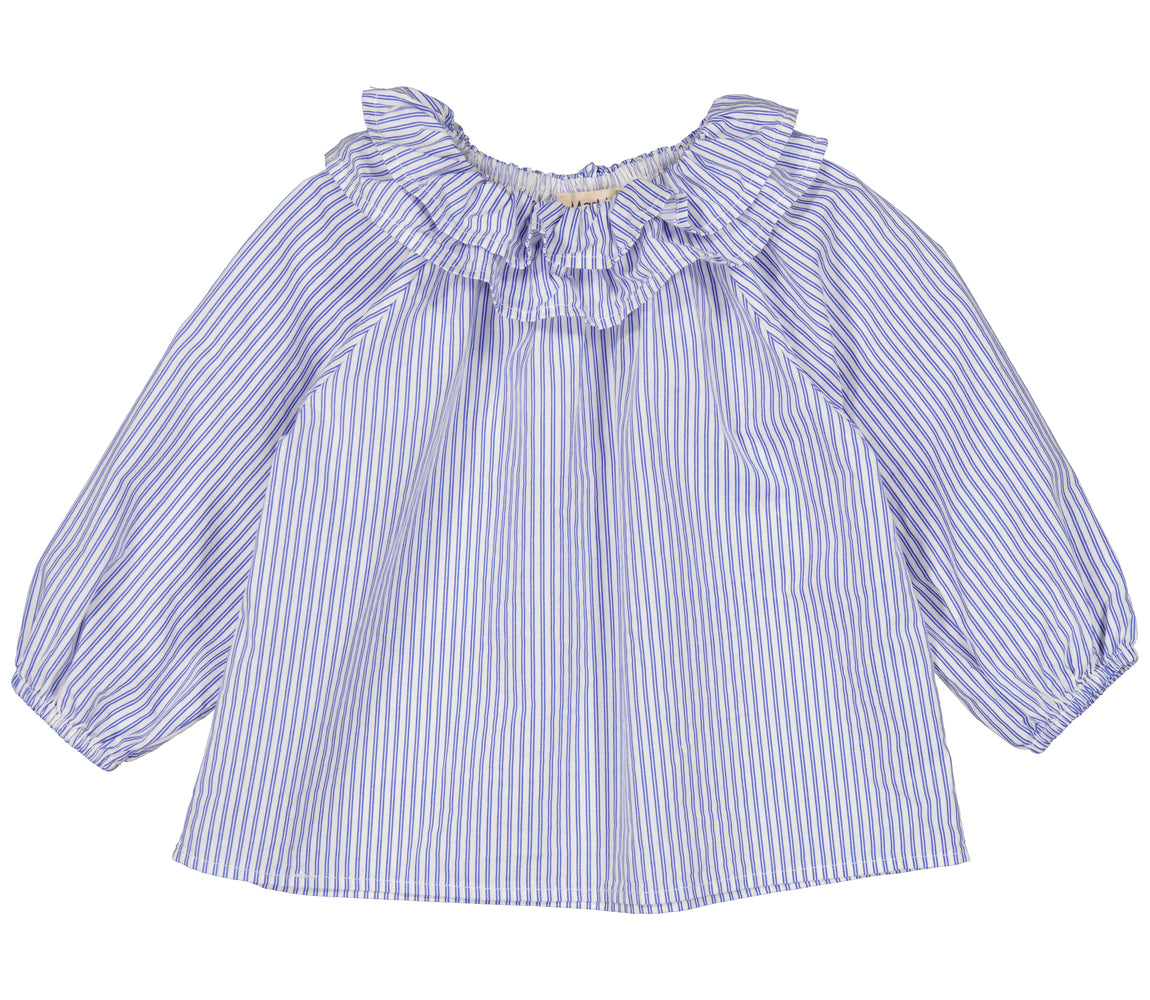 Marmar - Tonella - poplin baby blouse - bolich blue stripes