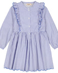 Marmar - deidra - kids poplin dress - bolich blue stripes