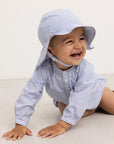 Marmar - Totoro - poplin baby shirt - bolich blue stripes