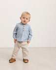 Marmar - panto b - cotton baby trousers - sand castle