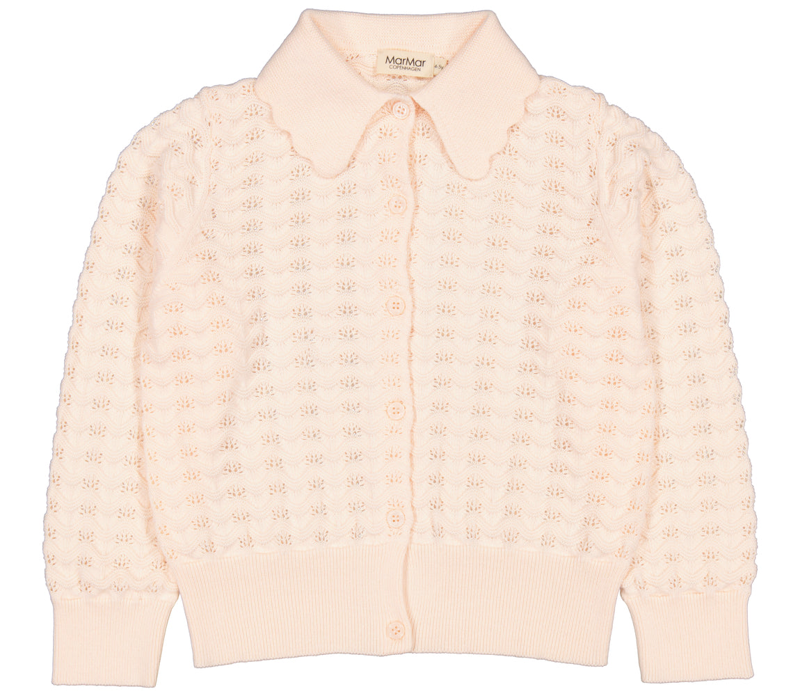 Marmar - tulda - kids cotton cardigan - soft rosa