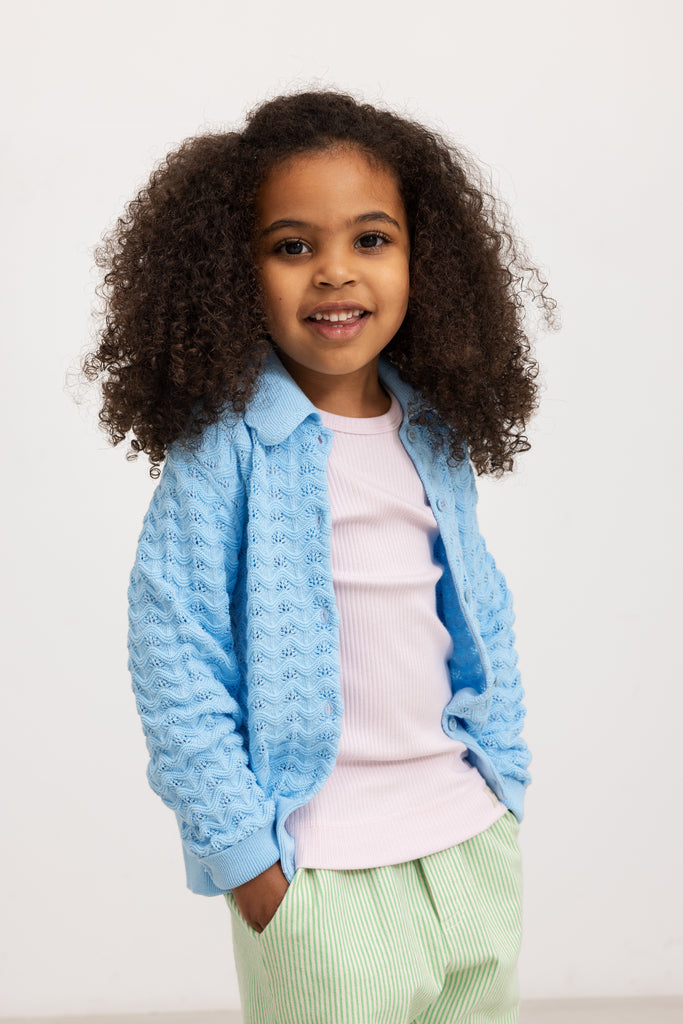 Marmar - tulda - kids cotton cardigan - canal