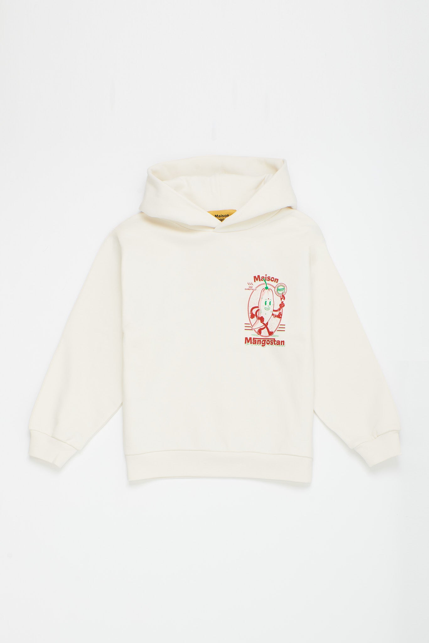 Maison Mangostan - hot hoodie - cloudy white