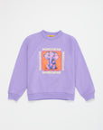 Maison Mangostan - sweet elephant sweatshirt - lilac