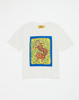 Maison Mangostan - tiger t-shirt - cloudy white