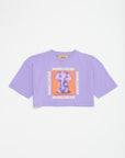 Maison Mangostan - sweet elephant crop tee - lilac