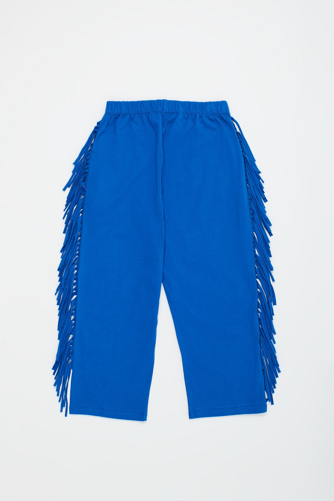 Maison Mangostan - fringes trousers - blue