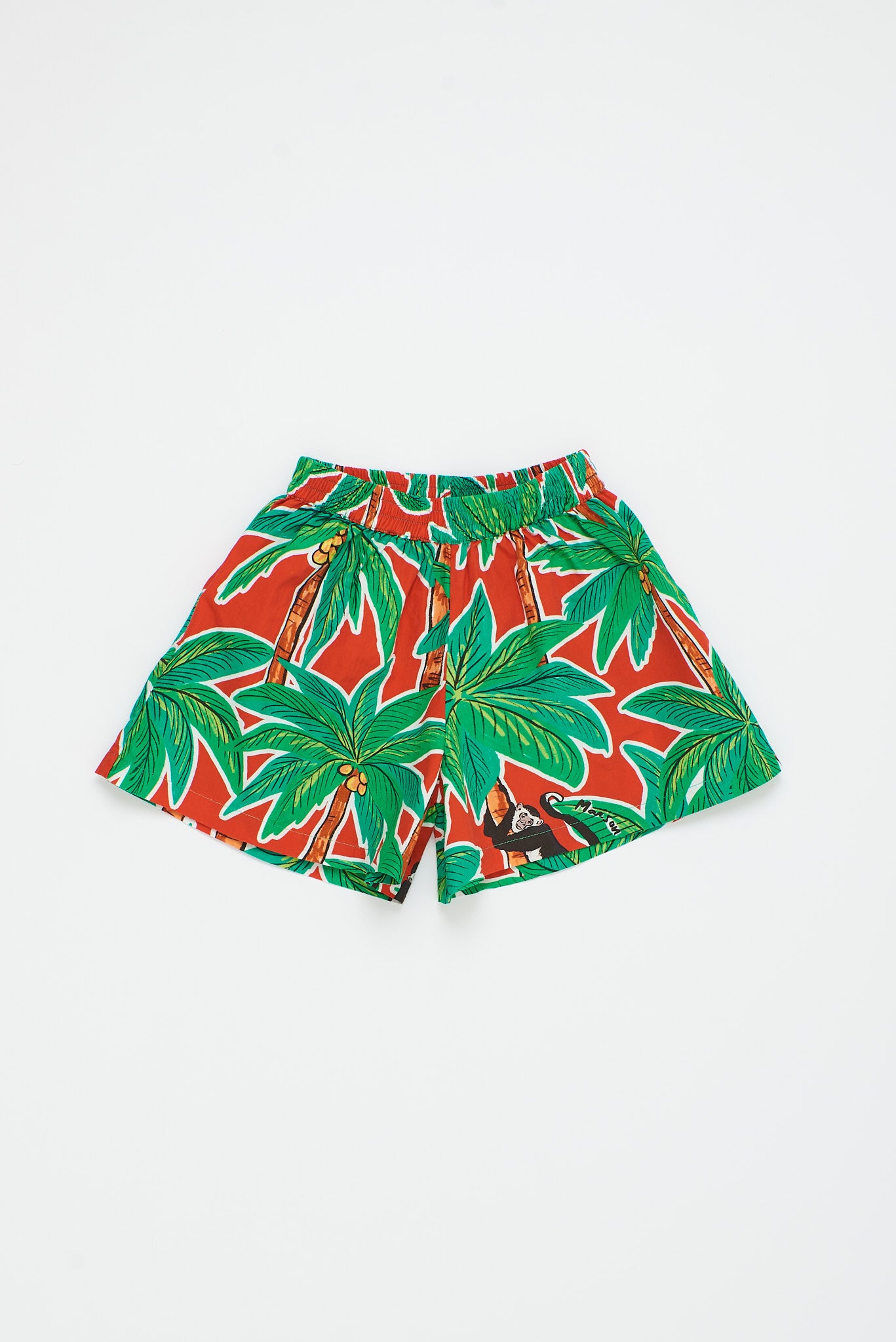 Maison Mangostan - monkey forest short - red