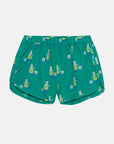 Weekend house kids - guest all over shorts - green