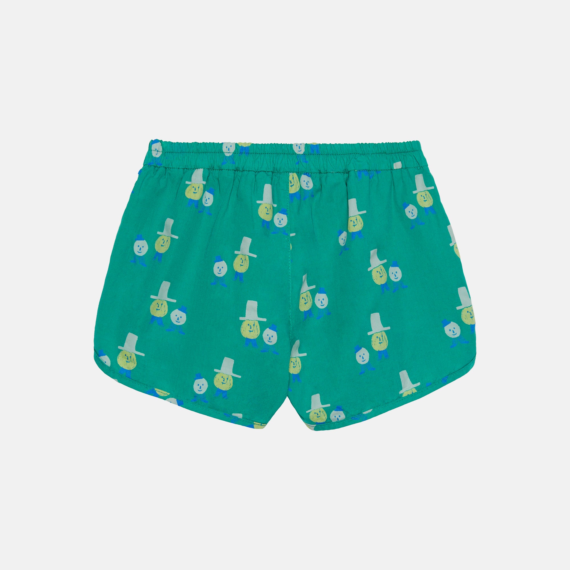 Weekend house kids - guest all over shorts - green