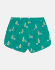 Weekend house kids - guest all over shorts - green