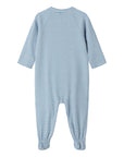 Marmar - renas - rib onesie - blue stripe