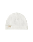 Marmar - aiko - pointelle newborn beanie - gentle white