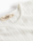 Marmar - tamra - pointelle top - gentle white