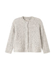Marmar - tavon - mohair cable cardigan - morning dew melange