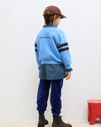 Weekend house kids - whk logo sweatshirt - soft blue