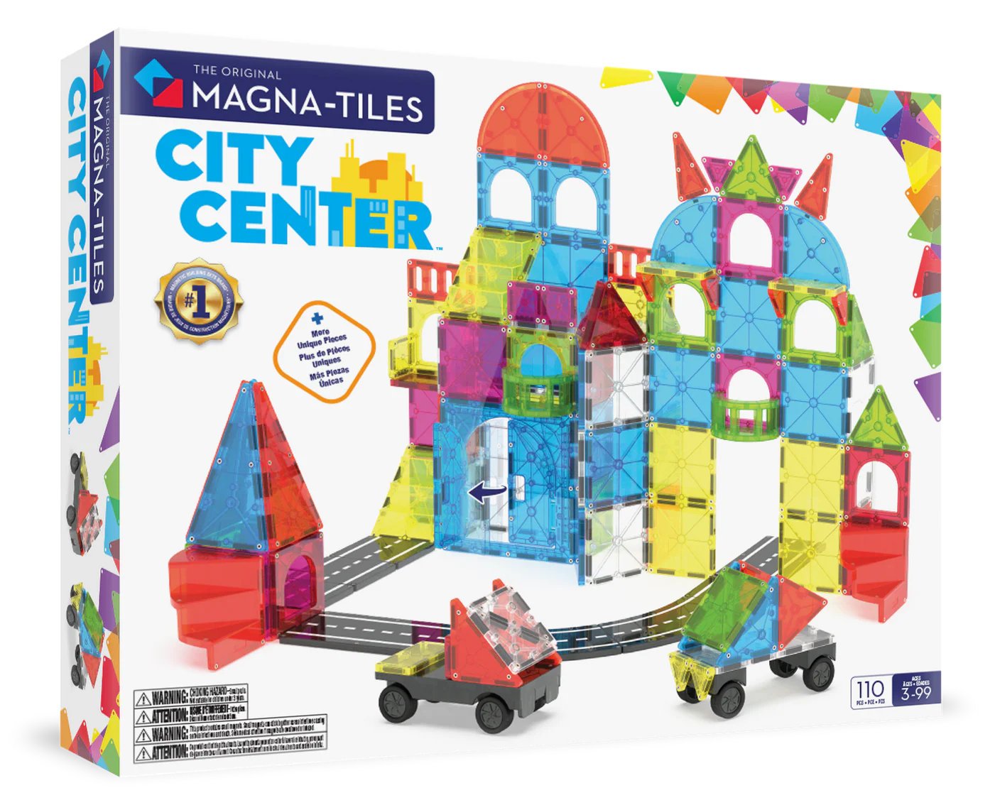 Magna Tiles - city center - 110 pcs