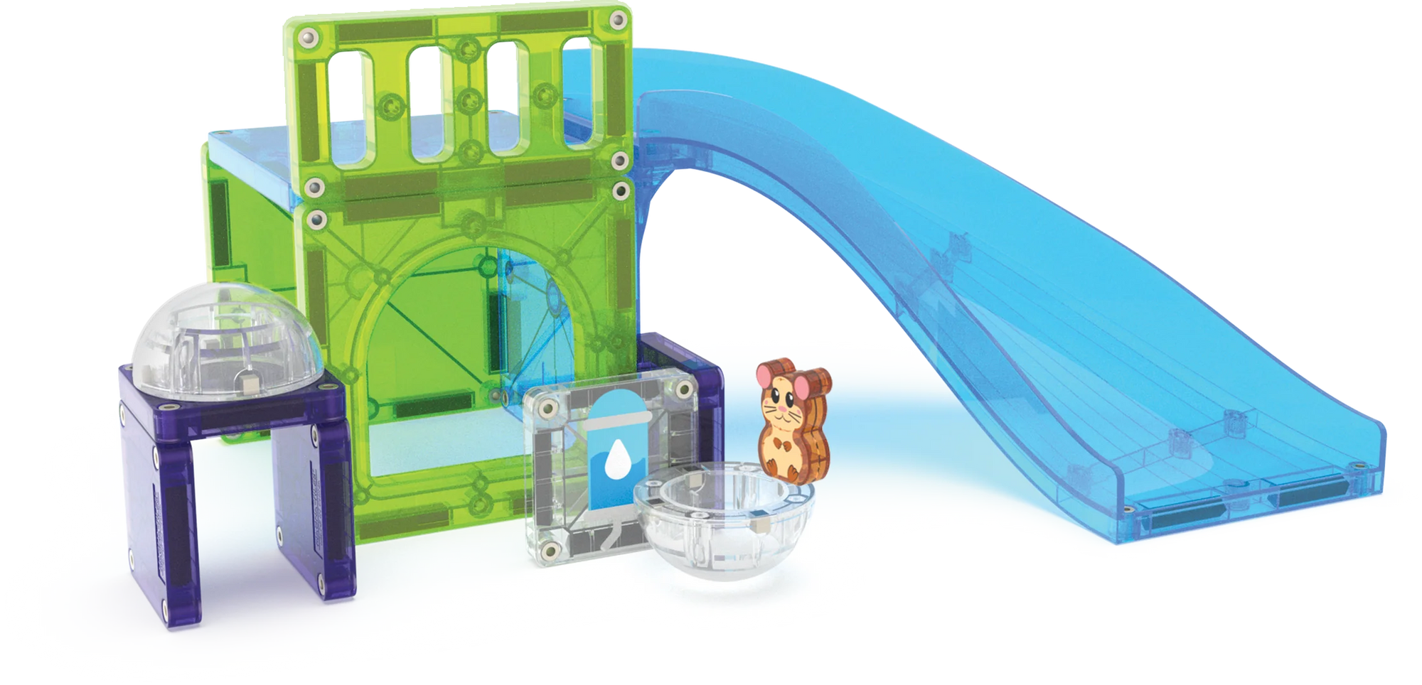 Magna Tiles - hamster ball - 13 pcs