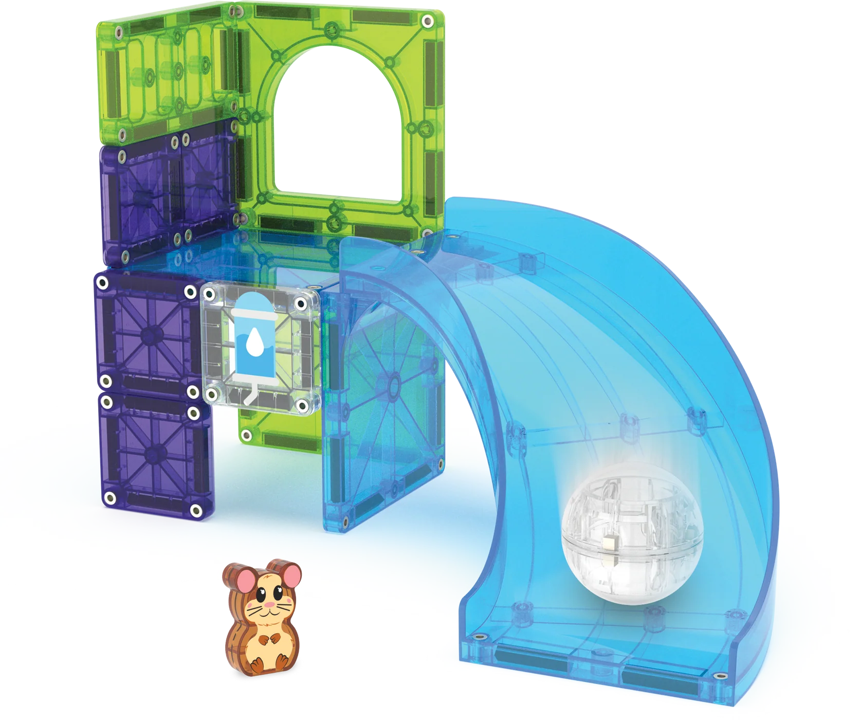 Magna Tiles - hamster ball - 13 pcs