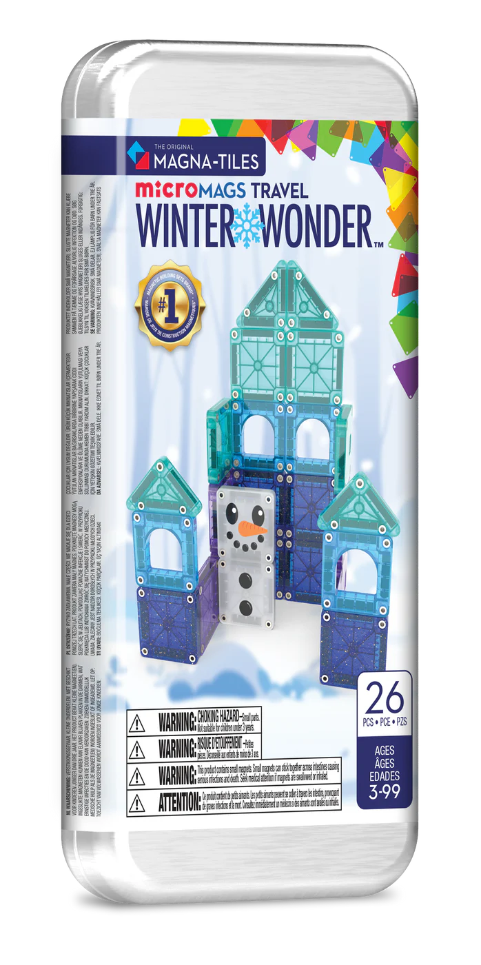 Magna Tiles - travel set - winter wonderland - 26 pcs