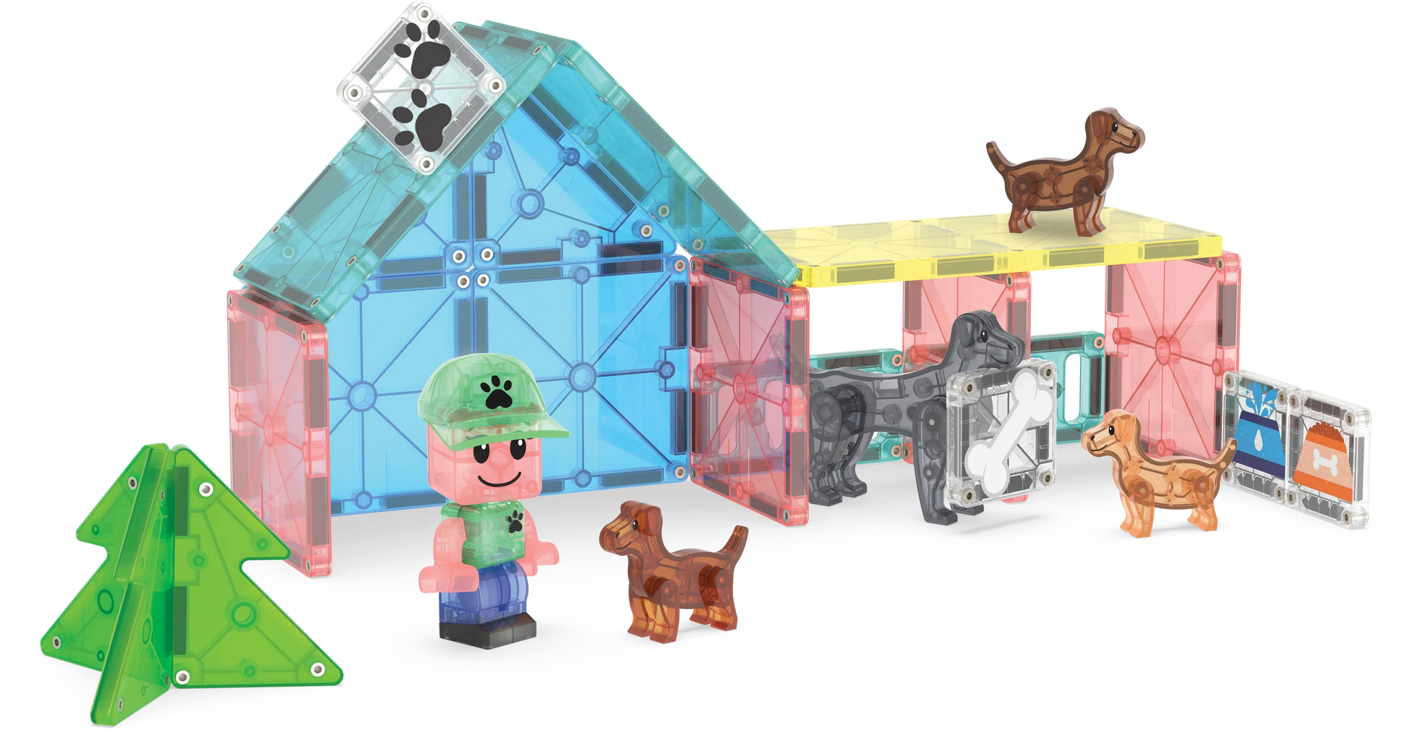 Magna Tiles - puppy park - 27 pcs