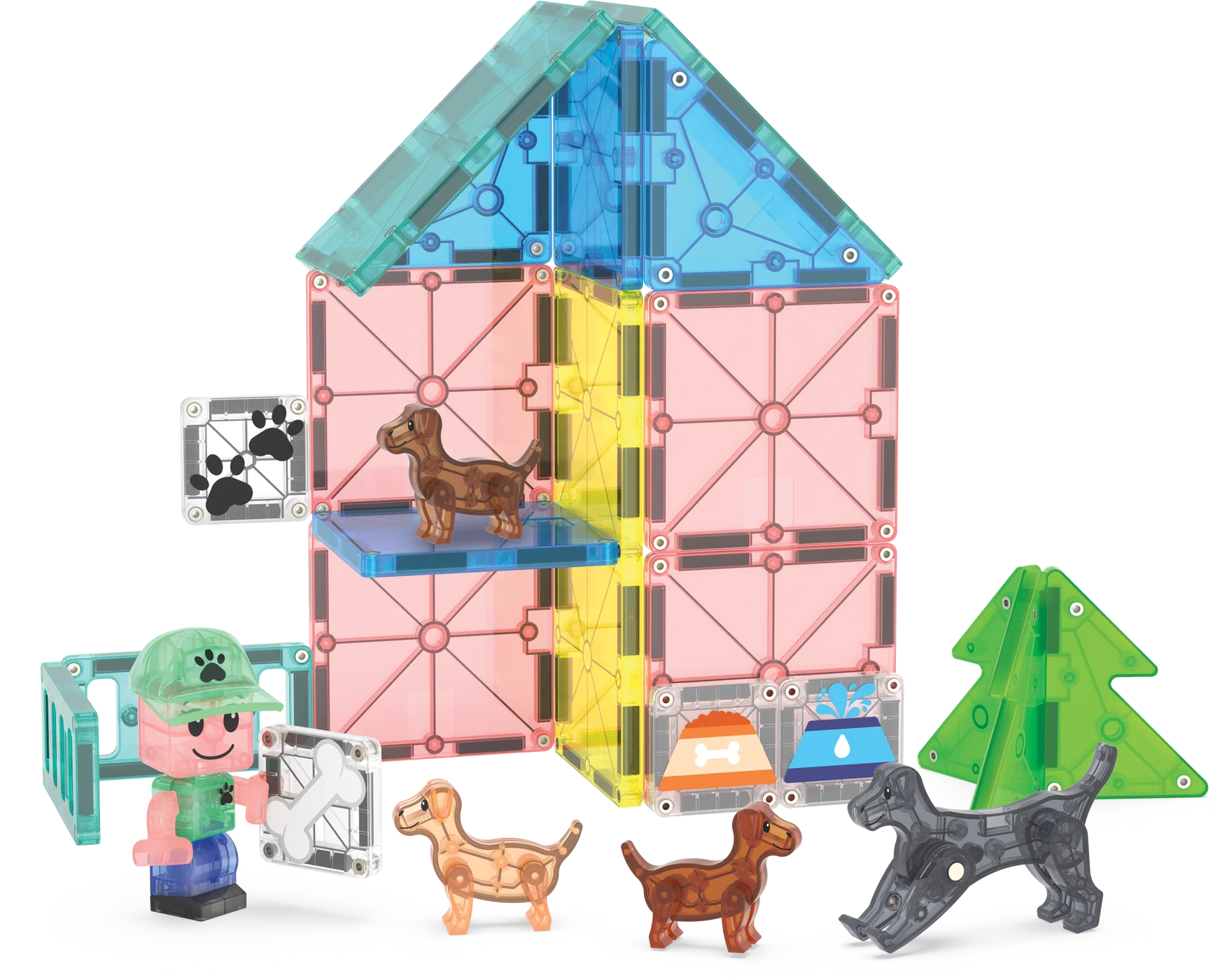 Magna Tiles - puppy park - 27 pcs