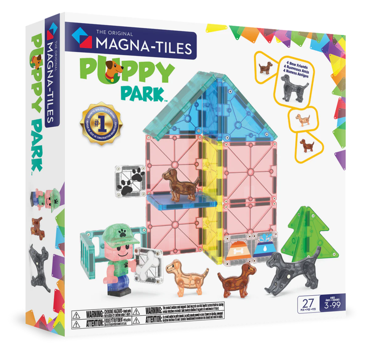 Magna Tiles - puppy park - 27 pcs