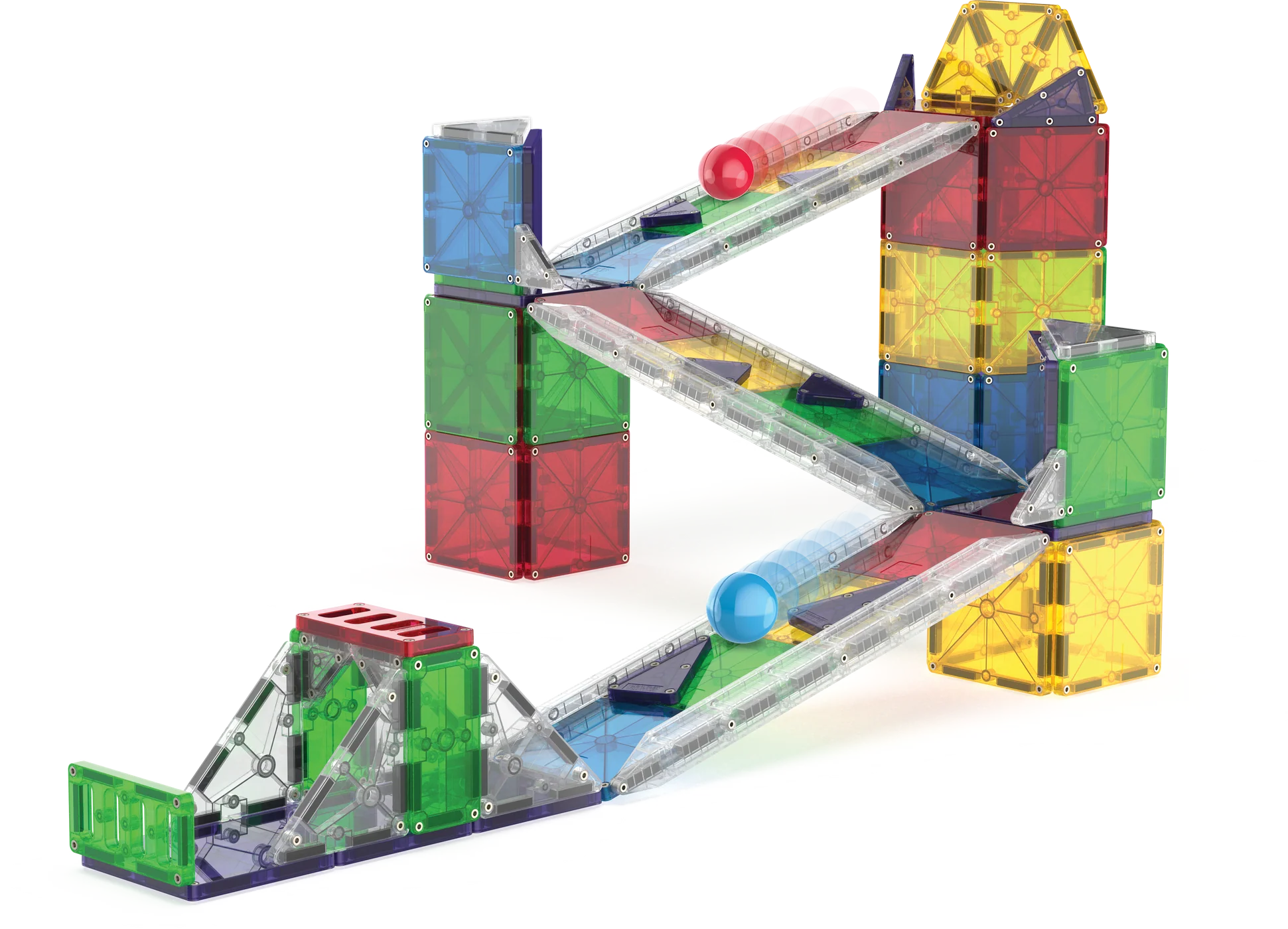 Magna Tiles - rail racers deluxe - 90 pcs