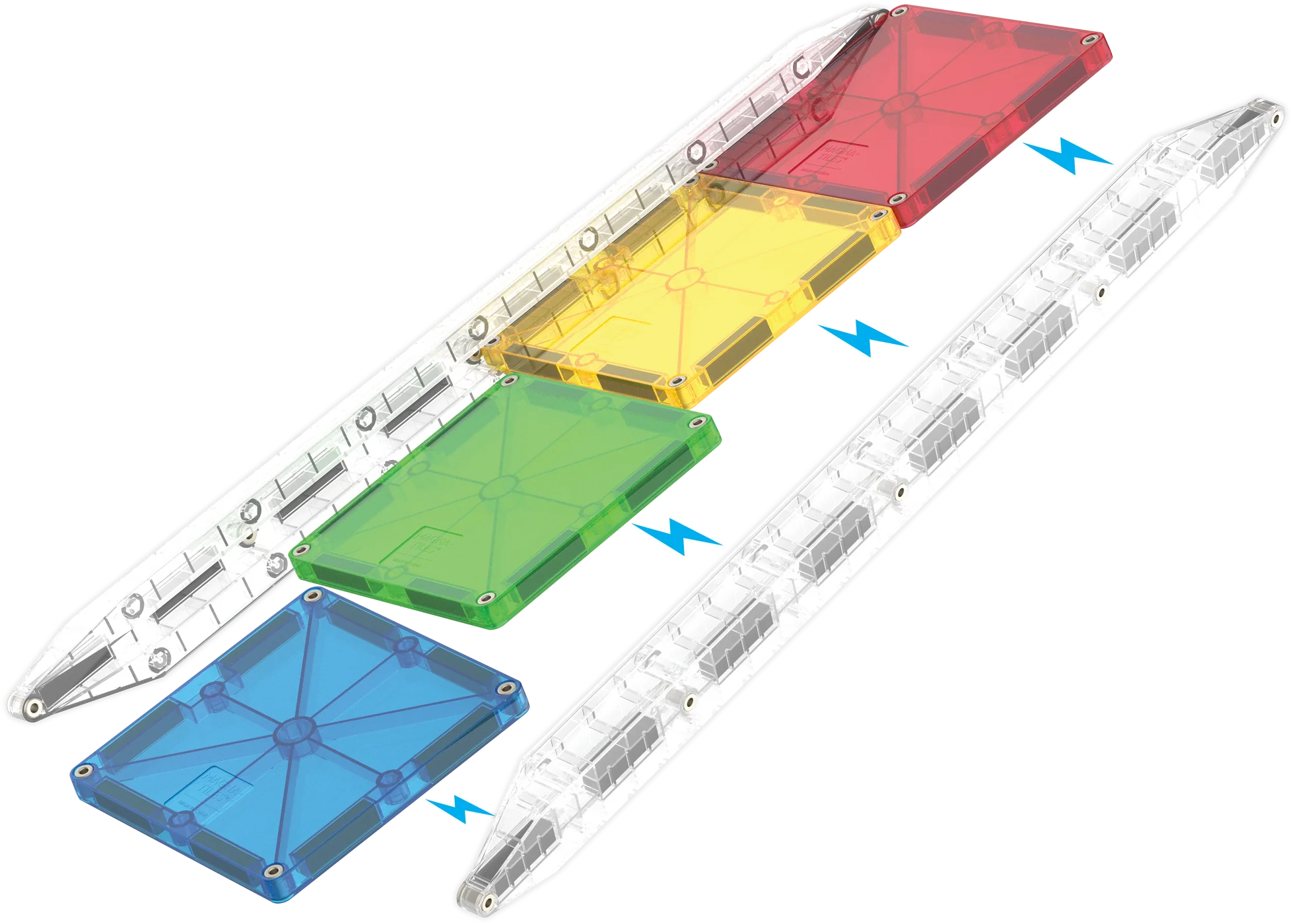 Magna Tiles - rail racers - 33 pcs