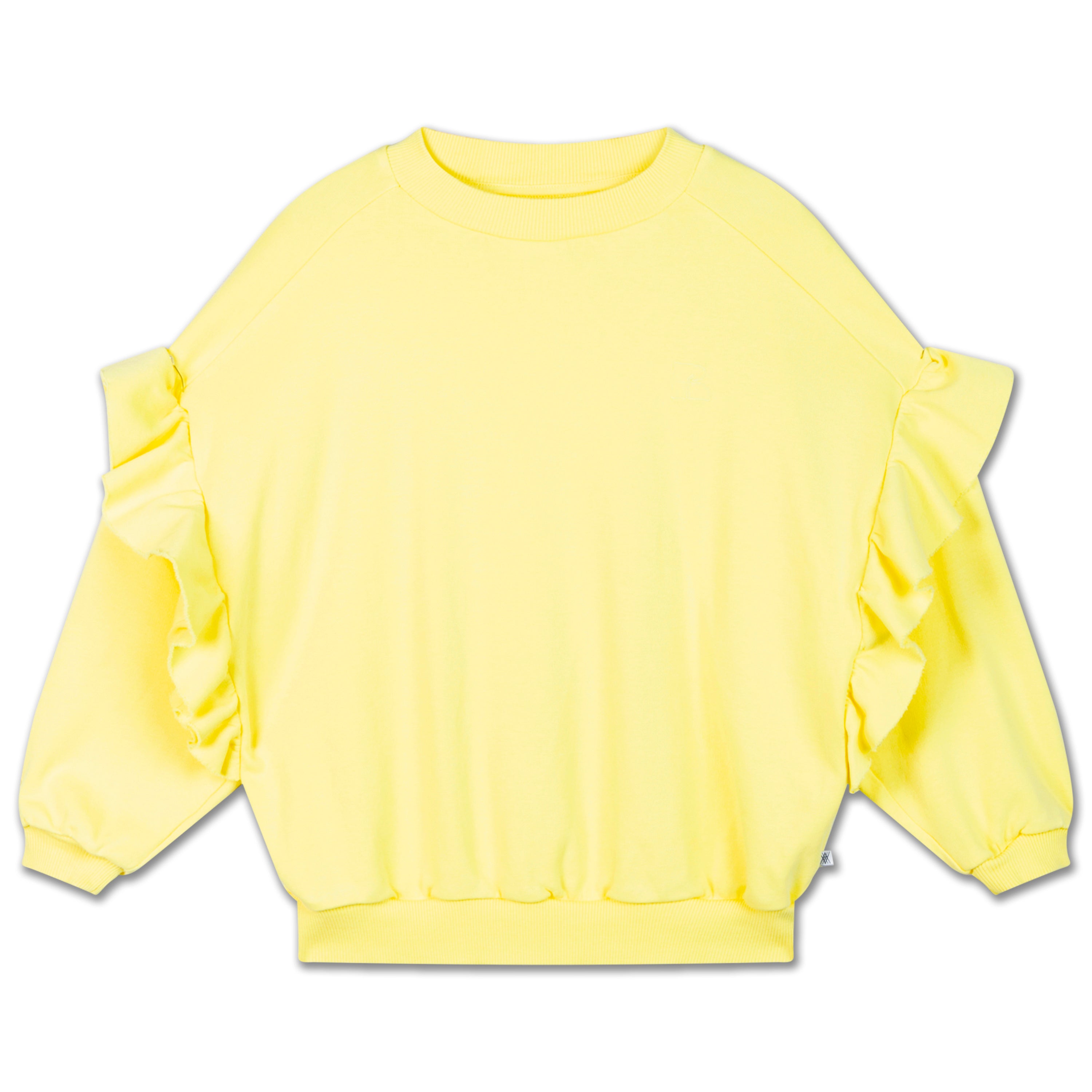 Repose Ams - ruffle sweatshirt - fresh lime