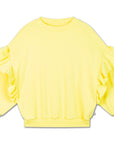 Repose Ams - ruffle sweatshirt - fresh lime