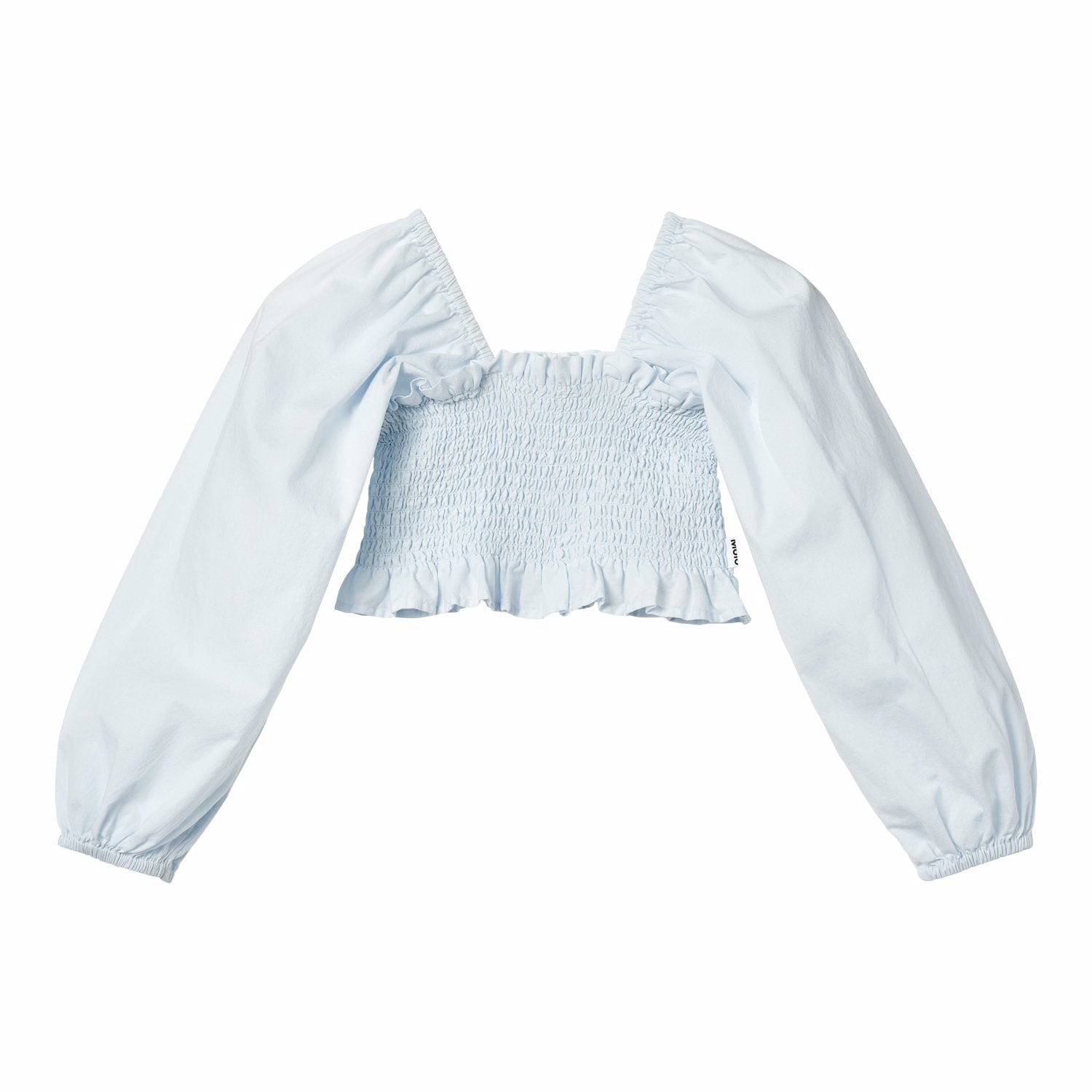 Molo - rosemary - crop blouse - skywriting