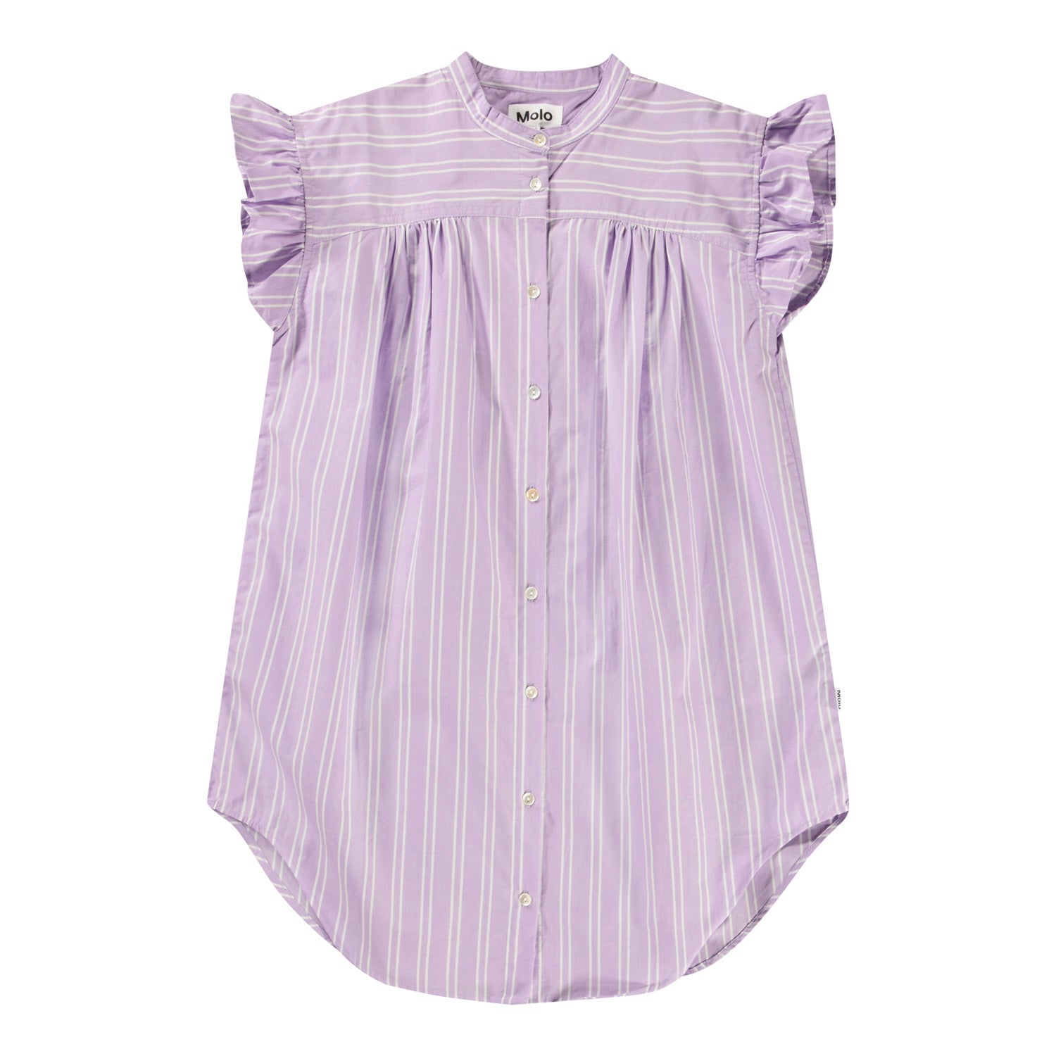 Molo - cortny - rail stripe dress - purple