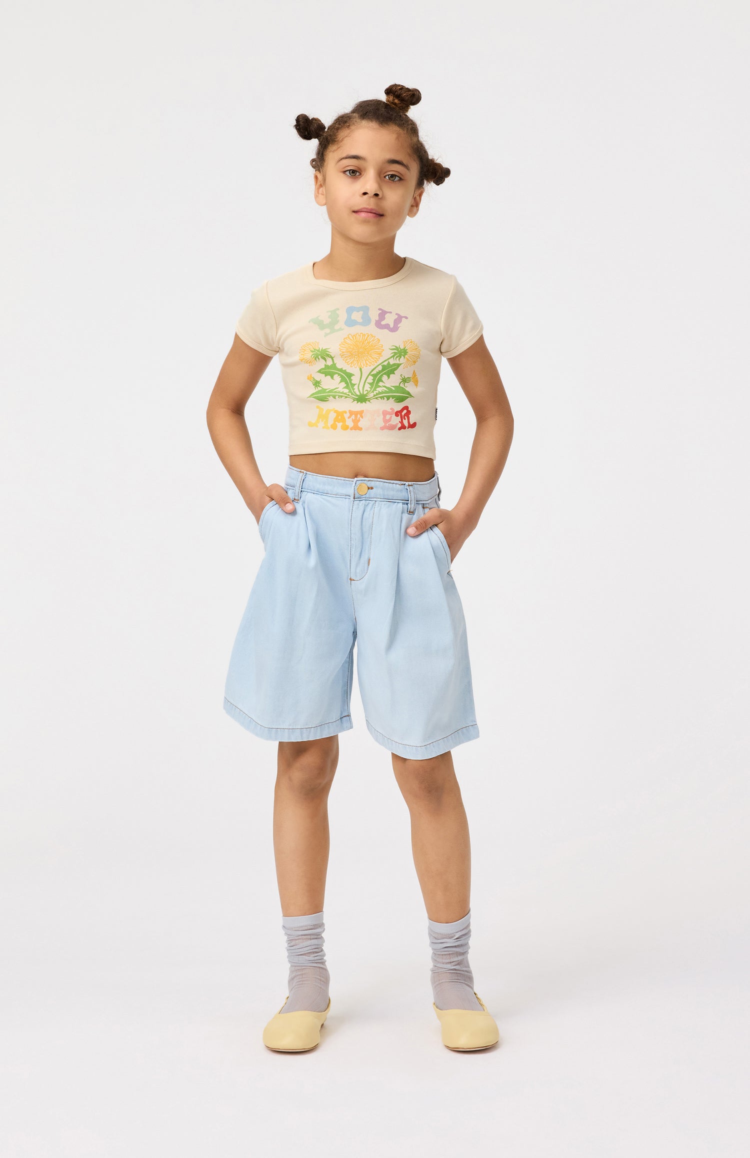 Molo - alberte shorts - bleached drapy