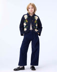 Molo - Alaine - corduroy pants - galaxy blue