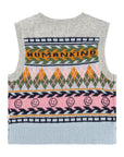 Molo - grace - 100% wool vest - humankind  argyle